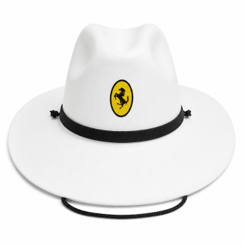 Chapeu de EVA Junino Cowboy Branco