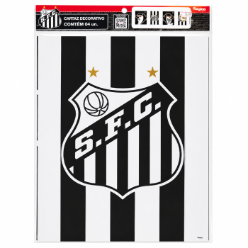 CARTAZ DECORATIVO SANTOS