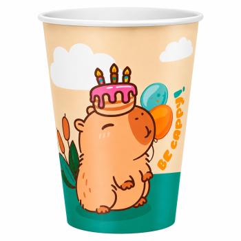 COPO PAPEL 180 ml CAPIVARA 08 un.