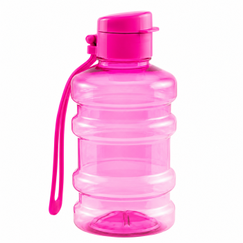 GARRAFA SQUEEZE MINI GALAO 500ML  - PINK TRANSLUCIDO