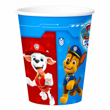 COPO PAPEL 180 ml PATRULHA CANINA CORE 08 un.