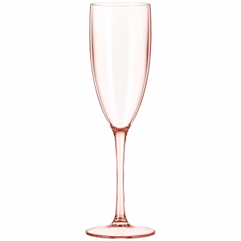 TACA CHAMPANHE GLAMOUR ROSE TRANSLUCIDO LQ