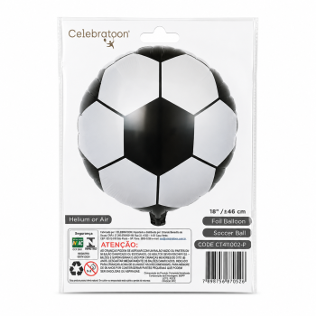 FOIL SOCCER BALL 18 1UN