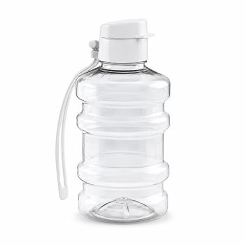 GARRAFA SQUEEZE MINI GALAO 500ML- TRANSPARENTE/ BRANCO