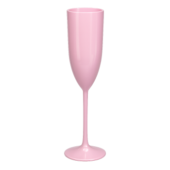 TACA CHAMPANHE GLAMOUR ROSA BEBE LQ