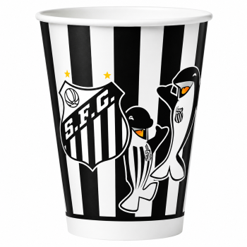 COPO PAPEL 180 ml SANTOS 08 un.