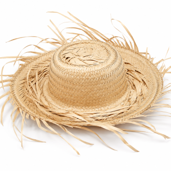 Chapeu de Palha Junino Desfiado Natural Sortido