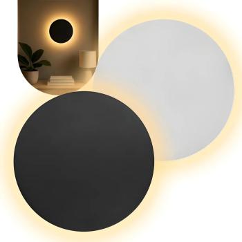 ARANDELA INT/EXT ECLIPSE - BRANCA E PRETA