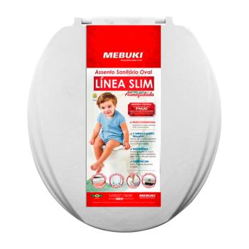 ASSENTO MEBUKI ALMOF.OVAL SLIM BR