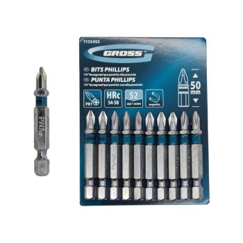 BITS PHIL  GROSS S2 PH2 X 50MM C/10