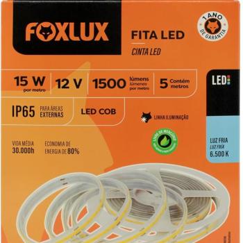 FITA LED COB 15W 12V 6500K 5M IP20