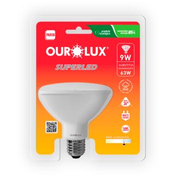 LAMP LED PAR-30 OUROLUX 09W 3000K