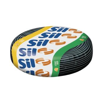 FIO CABO FLEX SIL 2,5MM PRETO 100MT