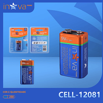 BATERIA 9V RECARREGAVEL INOVA 12081