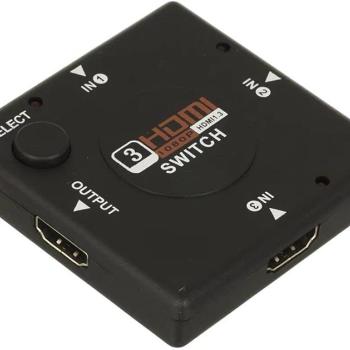 ADAPTADOR SWITCH SPLITTER HDMI 3 PORTAS