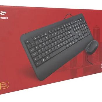 KIT TECL+MOUSE USB KT-200BK C3T