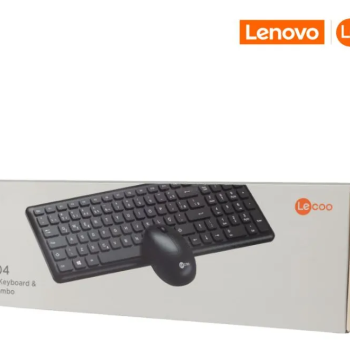 KIT TECL+MOUSE S/FIO KW204 PRETO LECOO