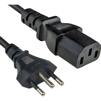 CABO DE FORÇA PARA FONTE ATX E MONITOR 1,5M