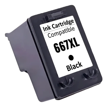 CARTUCHO COMPATIVEL INK JET HP 667 XL BK DER 4