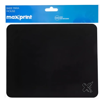MOUSE PAD TECIDO PRETO 22X18CM UNIDADE 603579 - MAXPRINT