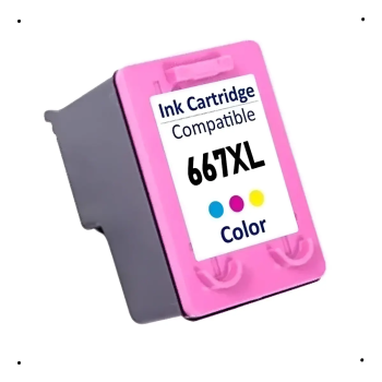 CARTUCHO COMPATIVEL INK JET HP 667 XL COLOR DER 4