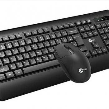 KIT TECL+MOUSE S/FIO KW211 PRETO LECOO