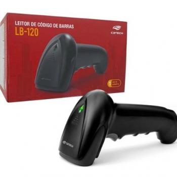 LEITOR COD 1D/2D USB LB-120BK C3TECH