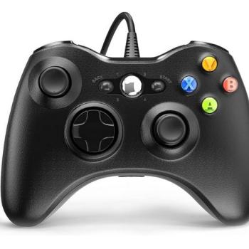CONTROLE COM FIO XBOX 360 KNUP