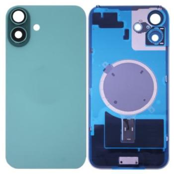 TAMPA TRASEIRA IPHONE 16 COMPLETA COM ANEL E LENTE VERDE