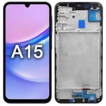 FRONTAL SAMSUNG A15 OLED C/ ARO