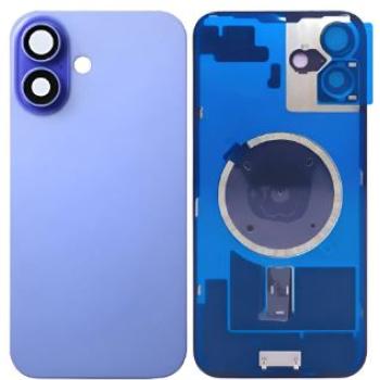 TAMPA TRASEIRA IPHONE 16 COMPLETA COM ANEL E LENTE ULTRA MARINHO