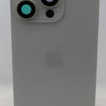 TAMPA TRASEIRA IPHONE 16 PRO COMPLETA COM ANEL E LENTE DESERTO