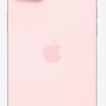 TAMPA TRASEIRA IPHONE 15 5G COMPLETA ROSA COM ANEL