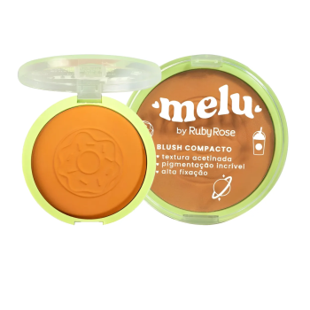 BLUSH COMPACTO RUBY ROSE MELU PUMPKIN 10G