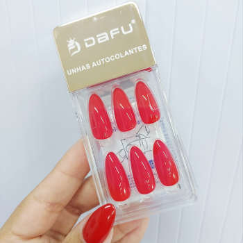 UNHA POSTIÇA DAFU COM 24 AUTOCOLANTE DFUNPT21