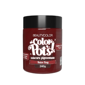 MÁSCARA PIGMENTANTE BEAUTYCOLOR COLOR POT'S RUIVO FOXY 240G