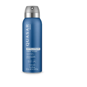 DESODORANTE AEROSOL OBOTICÁRIO QUASAR RUSH 125ML