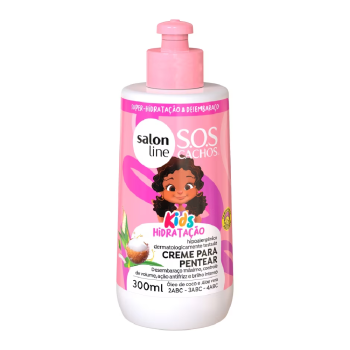 CREME PARA PENTEAR SALON LINE TO DE CACHOS KIDS HIDRATAÇÃO 300ML