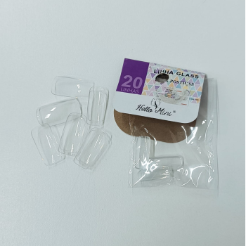 UNHA POSTIÇA HELLO MINI GLASS C/20