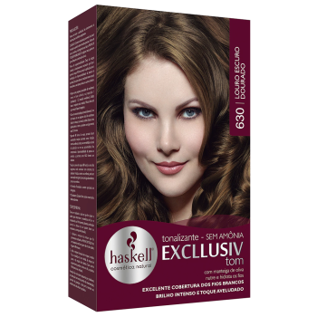 TONALIZANTE HASKELL EXCLLUSIV TOM 630 LOURO ESCURO DOURADO