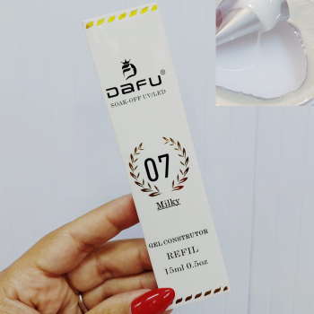 REFIL DE GEL CONSTRUTOR DAFU MILKY 07 15ML
