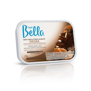 CERA DEPILATÓRIA CORPORAL DEPIL BELLA NEGRA 250G