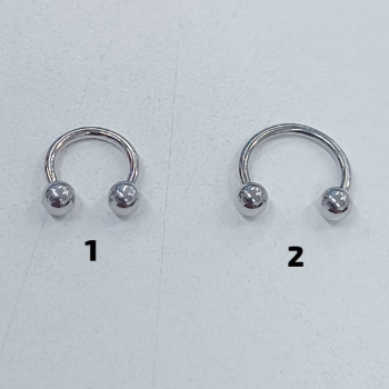 AÇO - BODY PIERCING ARGOLA FERRADURA