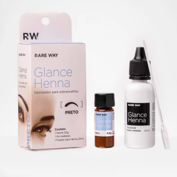KIT HENNA RARE WAY GLANCE PRETO