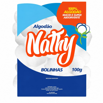 ALGODÃO NATHY BOLINHAS 100G
