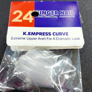 UNHA POSTIÇA NATURAL FINGER NAIL TRANSPARENTE C/20