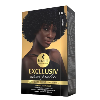 TINTA HASKELL EXCLLUSIV COLOR PRATIC 2.0 PRETO