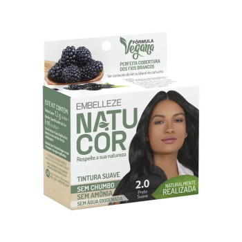 TONALIZANTE NATUCOR 2.0 PRETO SUAVE