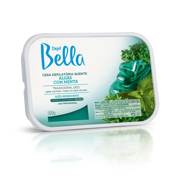 CERA DEPILATÓRIA CORPORAL DEPIL BELLA ALGAS 500G