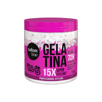 GELATINA SALON LINE TO DE CACHO SUPER VOLUME 550G
